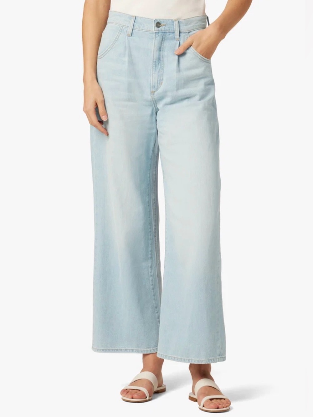 Joe’s Jeans The Pleated Wide Leg Ankle Weightless in Charming Women’s Size 25